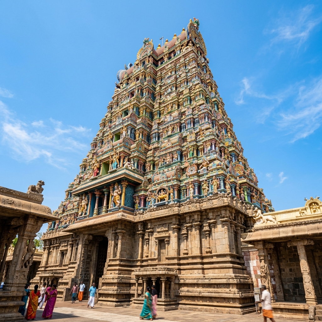 Madurai Meenakshi Temple Tamil Nadu